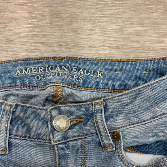 American Eagle Distressed Skinny Jeans Size 0 - Picture 6 of 8